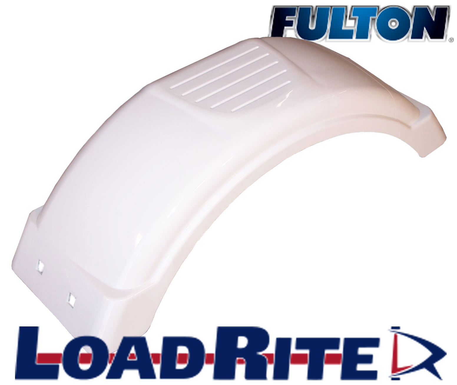 12" PLASTIC FENDER - WHITE