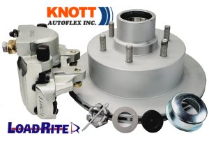 12" KNOTT Disc Brake Kit, Fits 6k KNOTT torsion axle